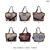 Button Tote bag Thai gajh bag/ Thai sling bag button bag/