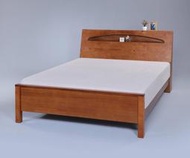 【生活家傢俱】SN-303-3：6尺實木雙人床架【台中家具】床台 實木床 置物床頭 松木實木 高度可調 台灣製造 加大