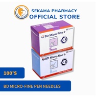 BD MICRO-FINE PEN NEEDLES 0.25MM (31G) 100'S