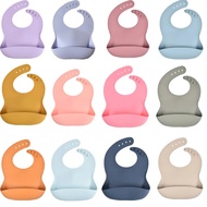 2025 New Silicone Bibs For Kids Newborn Candy Baby Feeding Tableware Waterproof Baby Bibs Toddler Br
