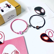 Spiderman Couple BRACELET || Spiderman Couple Magnetic Waterproof Rope Bracelet
