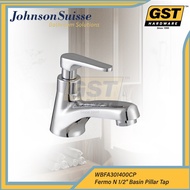 Johnson Suisse Fermo N 1/2" Basin Pillar Tap Johnson Suisse Faucet Johnson Suisse Water Tap Sink Tap