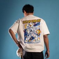 Anchorage Bear x ABC Alkaline Oversized T-Shirt Limited Edition 16s Cotton - Robot Padel