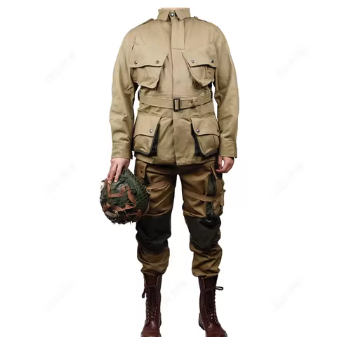 American M42 Parachute Suit 101/82 Airborne Set Normandy Landing D-DAY Remake