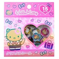Ready Stock | Hello Kitty Sticker Collection Seal Bits Crystal Stickers GOGO Gyaru 15pcs