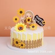 5 Lightning Plugs Girl AND Sunflowers-Q3235