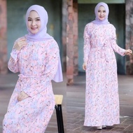 🌺🌺LOVELY FLORAL PRINTED MAXI DRESS/DRESS PALAS CORAK BUNGA VANTAGE🌺🌺