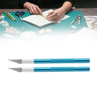 yekastore Exacto Knife Set Decoupage Art Stereotype Ruler 20 Blades DIY Hand Account Craft Carving T