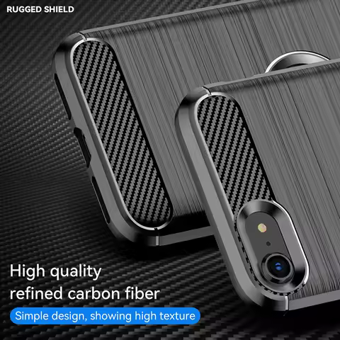 For iPhone SE 2022 Case For iPhone SE 2022 Cover Shockproof Original Silicone Luxury Brushed TPU Pho