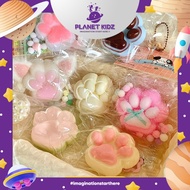 PLANETKIDZ FK539 Squishy Cat Paw Cat Paw Stress Ball Stress Relief Squishy Toy