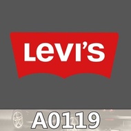 A119 - LEVIS logo character sticker waterproof reform DIY laptop carrier bicycle tumbler phone case sticker