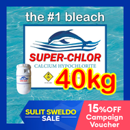 40kg CHLORINE GRANULES For Whitening Sanitizer Disinfectant Bleach Swimming Pool Water Tank Hair Deep Well Antiseptic Zonrox Clorox Soap Skin Tablet Clothes Cleaning Clorine Calcium Hypochlorite Hypoclorite Hypochloride Liquid Drum Bag 1kg 40kg