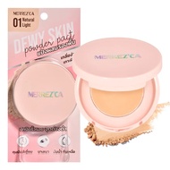 ♕1 ชิ้น Merrezca Dewy Skin Makeup Base SPF50 PA++  Powder Pact เมอเรซก้า ดิวอี้ สกิน เมคอัพ เบส 4in1