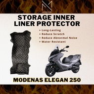 MODENAS ELEGAN 250 Scooter Storage Inner Liner Protector Skuter Box Storage Cover PU Leather Padding