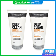 Neutrogena | โฟมล้างหน้าดีพคลีน สูตรอ่อนโยน 150 ก. × 2