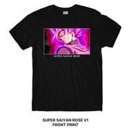 Super Saiyan Rosé V1 DRAGON BALL T-Shirt Series  Anime Manga Print Crafter Tee Shirt E1a0