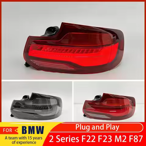 Suitable for BMW 2 Series F22 F23 F87 M2 2013-2020 LCI car LED rear taillight box and other reverse 