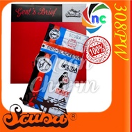 NC 308PW SCUBA Men's Brief/Seluar Dalam【READY STOCK】