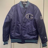 Champion 棒球外套 藍色