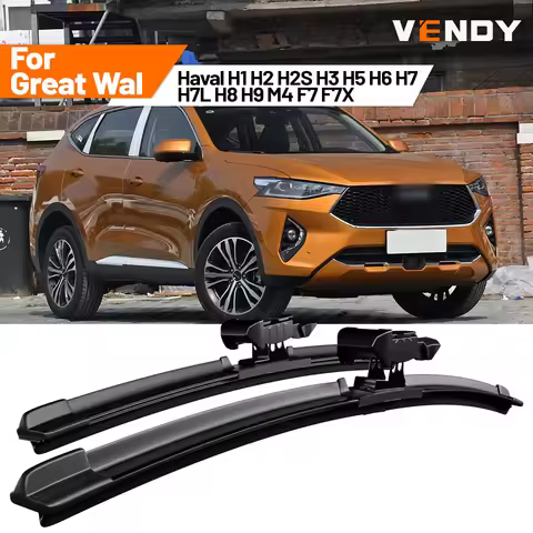 For Great Wall Haval H1 H2 H2S H3 H5 H6 H7 H7L H8 H9 M4 F7 F7X 2pcs Front Windshield Windscreen Wipe