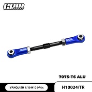GPM 4140 CARBON STEEL + 7075-T6 ALLOY SERVO STEERING LINK FOR VANQUISH 1/10 H10 OPTIC / YOKOHAMA RTR