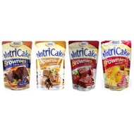 NUTRICAKE BROWNIES 230 GRAM COKLAT RED VELVET KEJU MOKA BROWNIS CHOCOLATE CHEESE MOCHA GR CHOCO CAKE