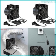 YIN Booster Fan Extractor Exhaust fan Ventilation Pipe Fan for Bathroom Toilet Fan