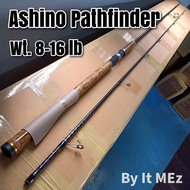 ของแท้ ราคาถูก ❗❗ คันเบ็ดตกปลา Ashino Pathfinder Line wt. 8-16 lb ด้ามก็อกเคลือบ เหมาะตกปลาเกร็ด งาน