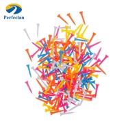 Perfeclan 200pcs Professional Plastic Golf Tees Mixed Color GOLF TEES Training Aid Accessories Tool 
