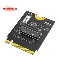 M. 2 Nvme Key M to SFF-8611/8612 Adapter for NVMe PCI-E 4.0 X4 to OcuLink SFF-8612 4i Host Adapter f