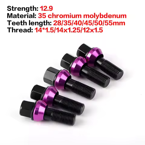 16/20Pieces Forged modified wheel eccentric bolt 5x114.3 to 5x112 M14x1.5 12x1.5 suit for VW-Golf 5/