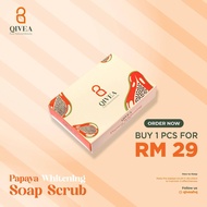 Qivea Papaya Whitening Soap Scrub Original HQ