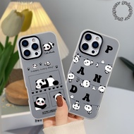 CASE CASING JELLY COLOR 2 IN 1 BLACK PANDA FOR INFINIX SMART 5 6 7 8 9 10 HOT 10 11 12 12i 30i 40 50