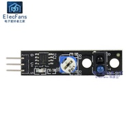 1 Channel Tracking Module Smart Car TCRT5000 Infrared Tracking Probe Tracking Sensor Black White Lin
