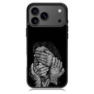 Midnight Sketch of Solitary Soul Hybrid Case Custom Casing iphone 18 17 17e 16 16e 15 14 13 12 11 Pr