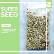 Super seed 1Kg - Pumpkin seed Sunflower seed Flaxseed Chia seed