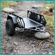 [lswbd] 1/10 Scale Crawler Trailer DIY Compatible RC Crawler Trailer Black