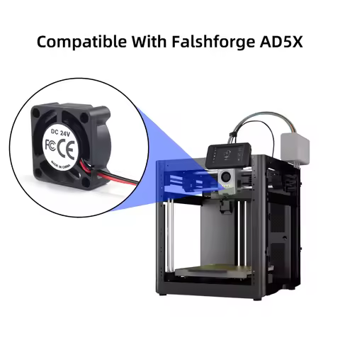 For Flashforge AD5X Extruder Hotend Cooling Fan 24V Rapid Cooling Speed And High Quality Fan For AD5