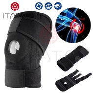 1 Pc Adjustable Knee Guard Safe Pain Protective Support Pad Pelapik Lutut Skate Cycling