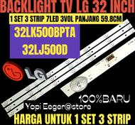BACKLIGHT TV LED LG 32LK500BPTA 32LJ500D BACKLIGHT TV LED LG 32" INCH