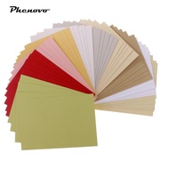 [Phenovo] 50 Sheets Pearlescent Cardstock Paper Crafts Specialty Paper Mixed Colors