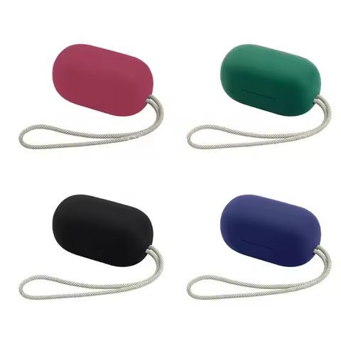 M6CA Washable Silicone Protective Cover Shell Anti-fall Earphone Case for-JBL REFLECT MINI NC Wirele