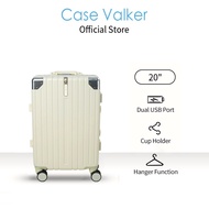 Case Valker Macaron Aluminum Frame Suitcase (20") Beg Bagasi