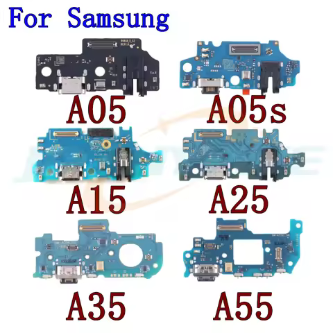 USB Charger Dock Connector Microphone Charging Port Board For Samsung Galaxy A55 A35 A25 A15 A05s A0