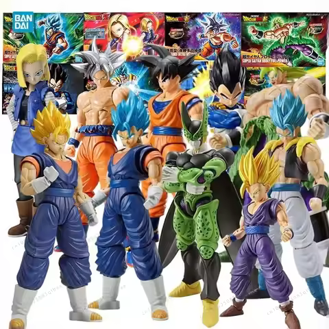 In Stock Bandai Dragon Ball Model Kit Frs Vegeta Goku Gohan Broly Gogeta18 Cell Action Characters Bu