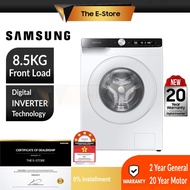 Samsung 8.5KG Smart Inverter AI Front Load Washing Machine | WW85T504DTT/FQ (Washer Front Loader Mesin Basuh Mesin Cuci 洗衣机)