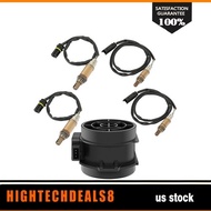 Mass Airflow MAF and F+R Oxygen o2 02 Sensor for BMW 330Ci Base 3.0L 2001-2003