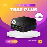 [ONE DAY DELIVERY] T95Z PLUS | ANDROID TV BOX | ANDROID | TV BOX | FULL HD | HD | PREMIUM | MYIPTV4K | DUAL BAND WIFI | 4GB RAM | 32GB ROM | ONE YEAR WARRANTY | READY STOCK [SUPPORT LOCAL]