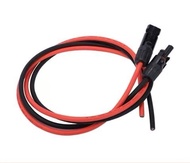 MC4 Connector ขนาด4.0mm.sq ดำ/แดง ยาวเส้นละ 1-10 เมตร(มีให้เลือก) สาย PVแท้ 100% พร้อมเข้าหัว MC4 สา