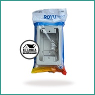 ✳ ✍ Royu Electrical Wall Mounted PVC Amco Box (Surface Type Utility Box)